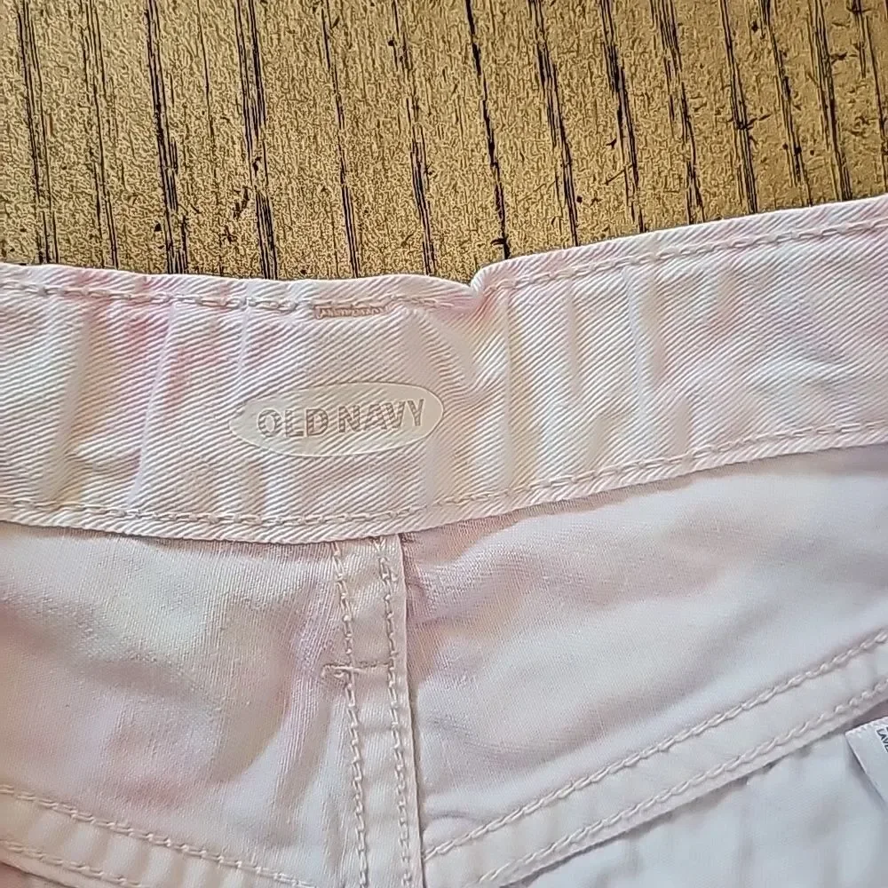 Girls size 10 denim tie dye shorts Old Navy